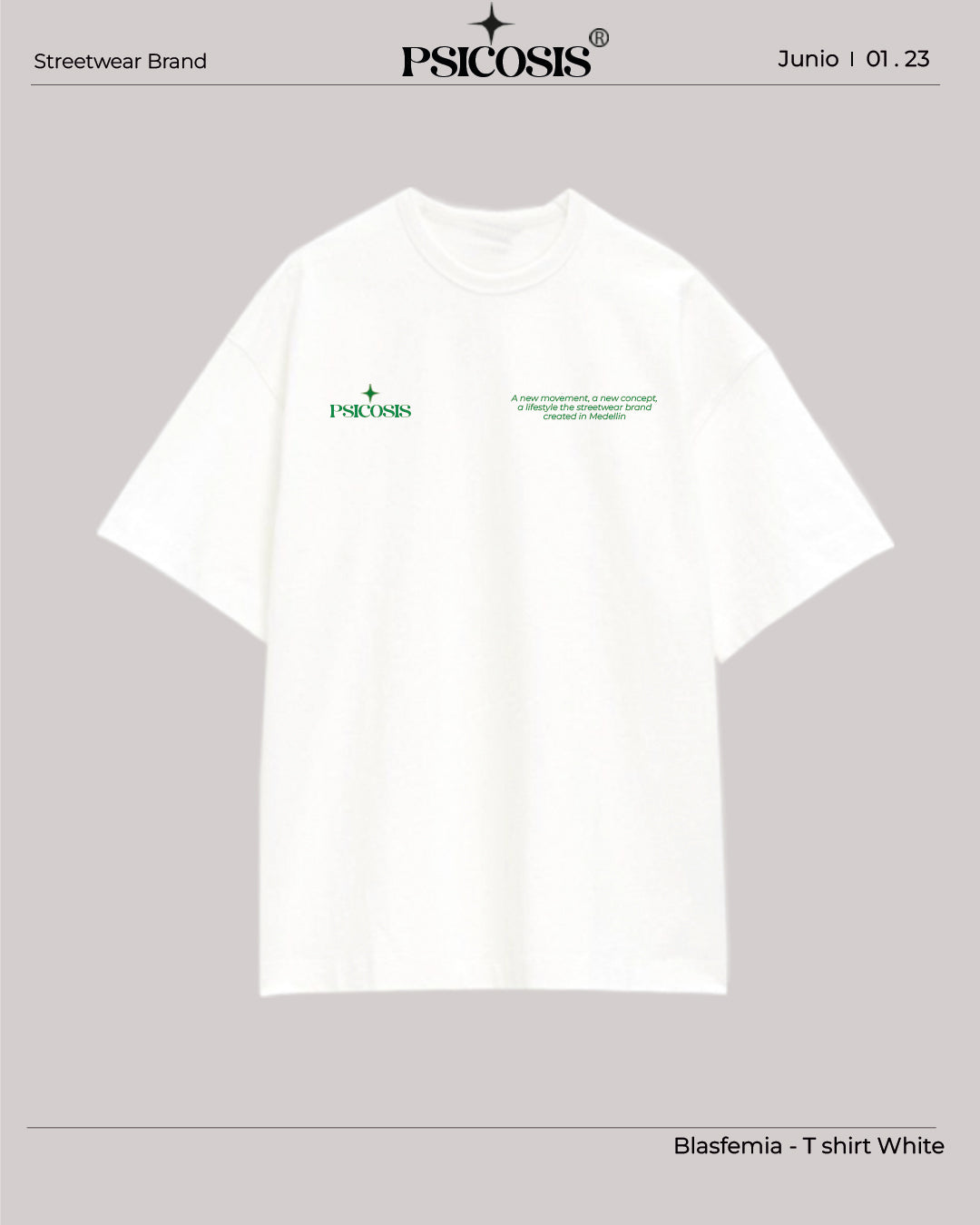 T - SHIRT WHITE BLASFEMIA