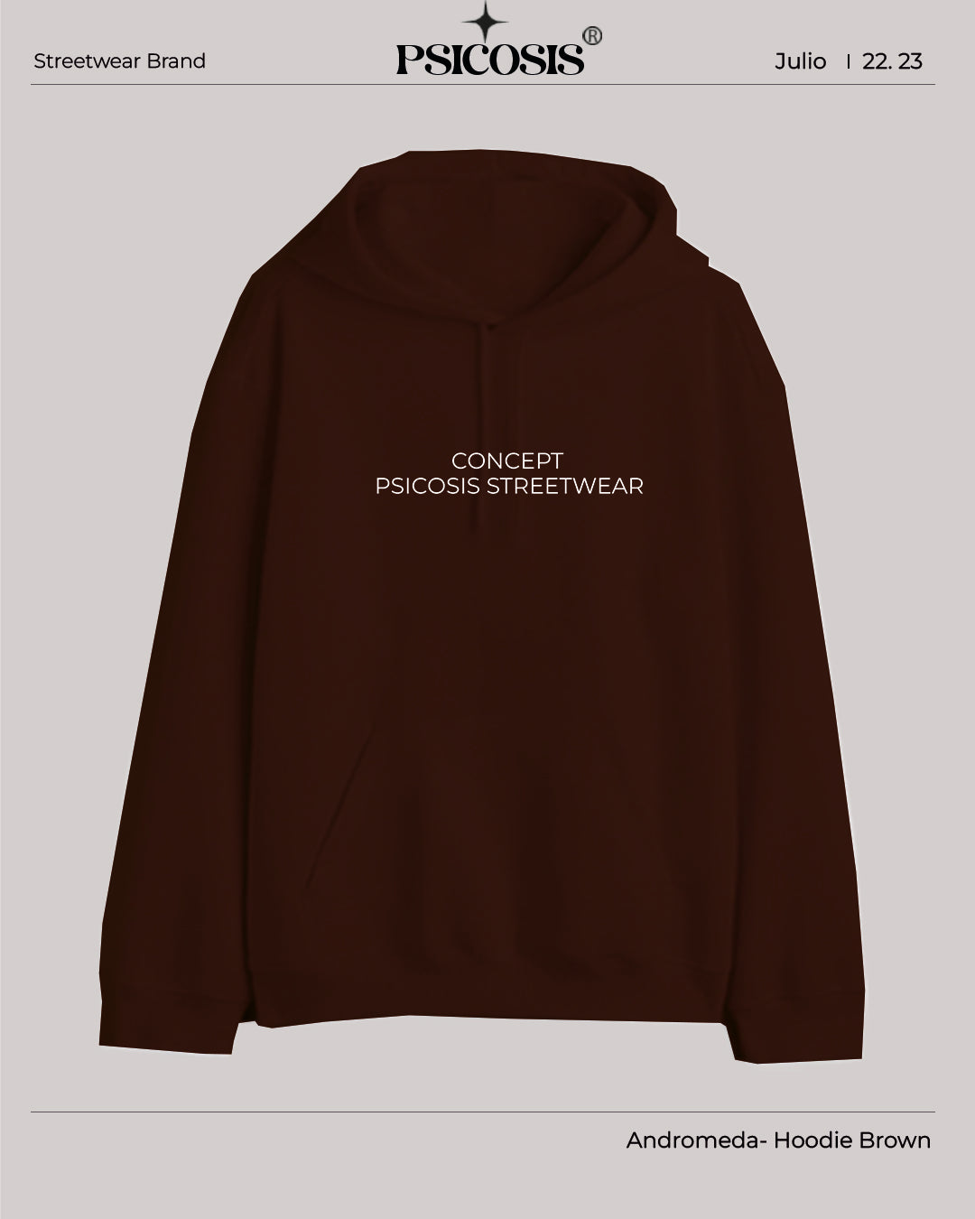 ANDROMEDA - HOODIE BROWN