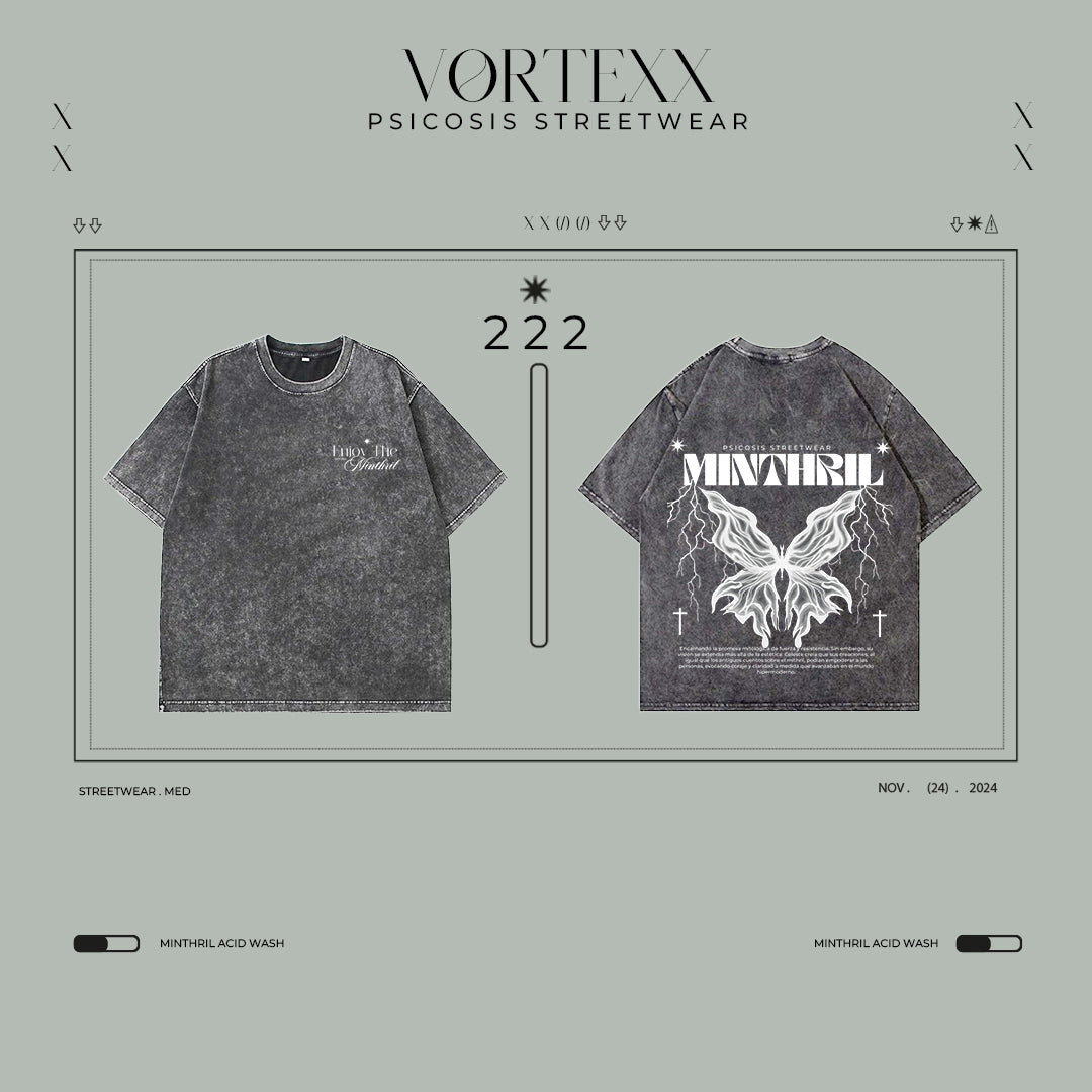 CAMISETA ACID WASH - MINTHRIL